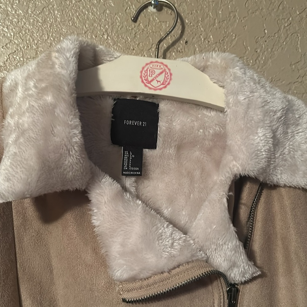Forever 21 Suede Jacket Large - image 2
